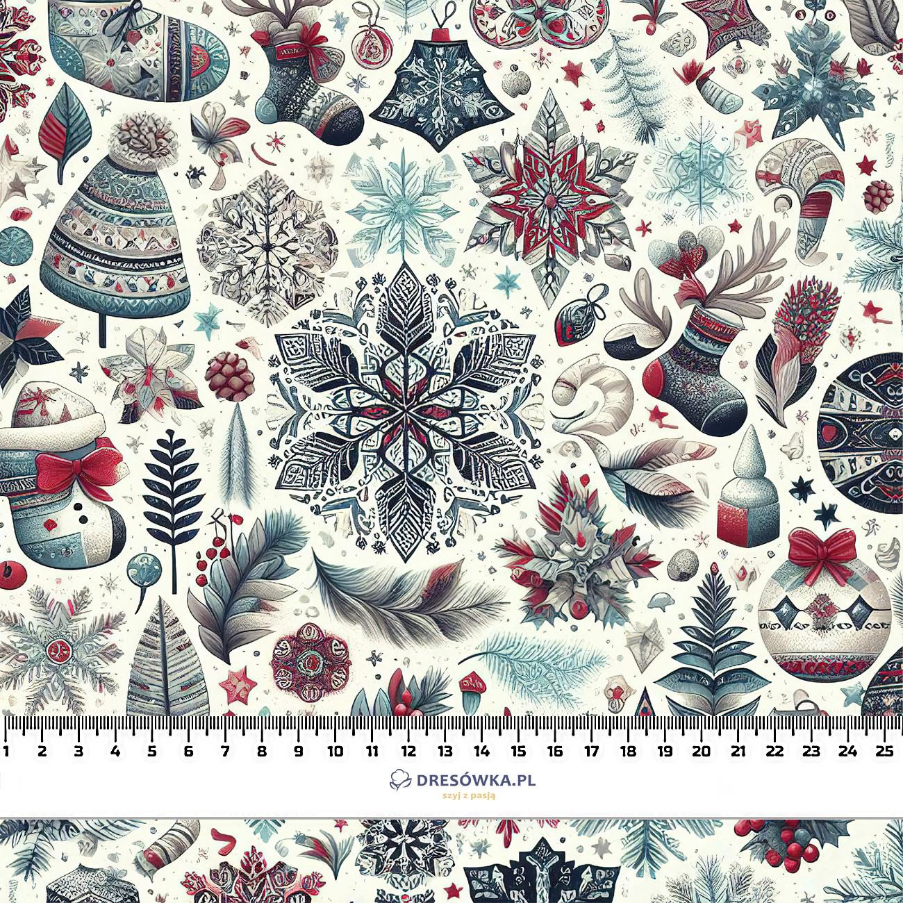 Vintage Christmas wz.30 - Wasserabweisende Webware