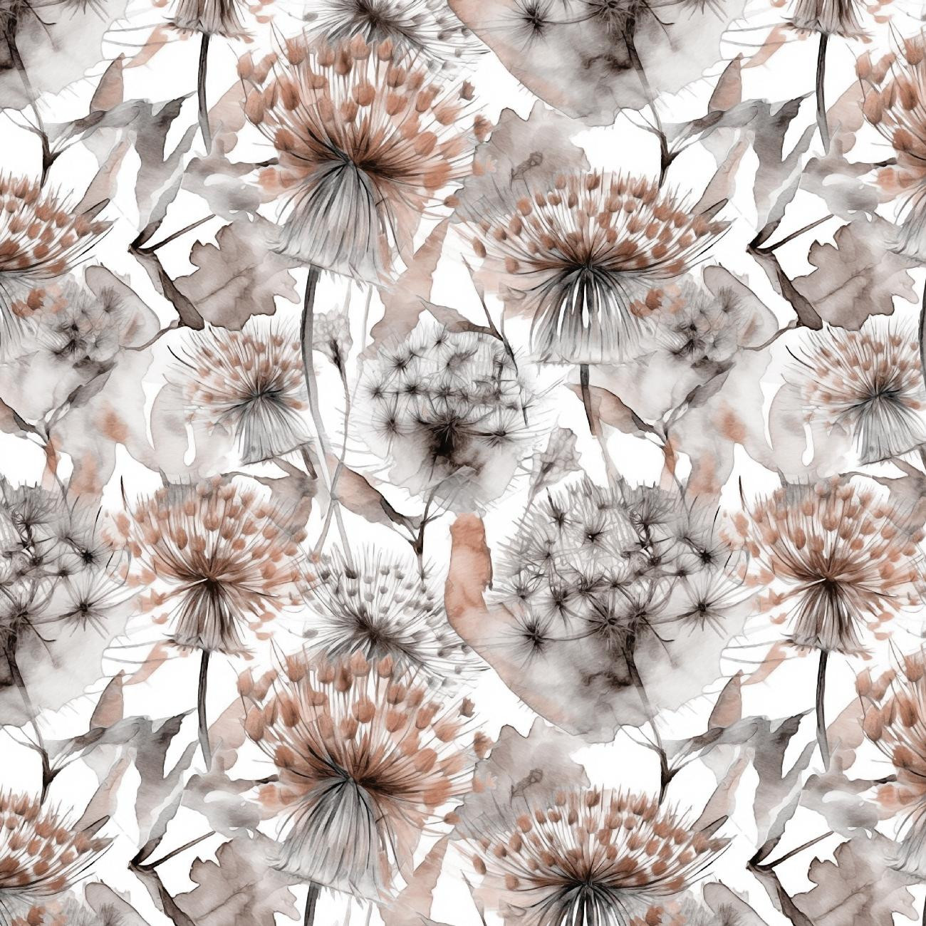 DANDELION / Mocha Mousse - Wintersweat angeraut mit Elastan ITY