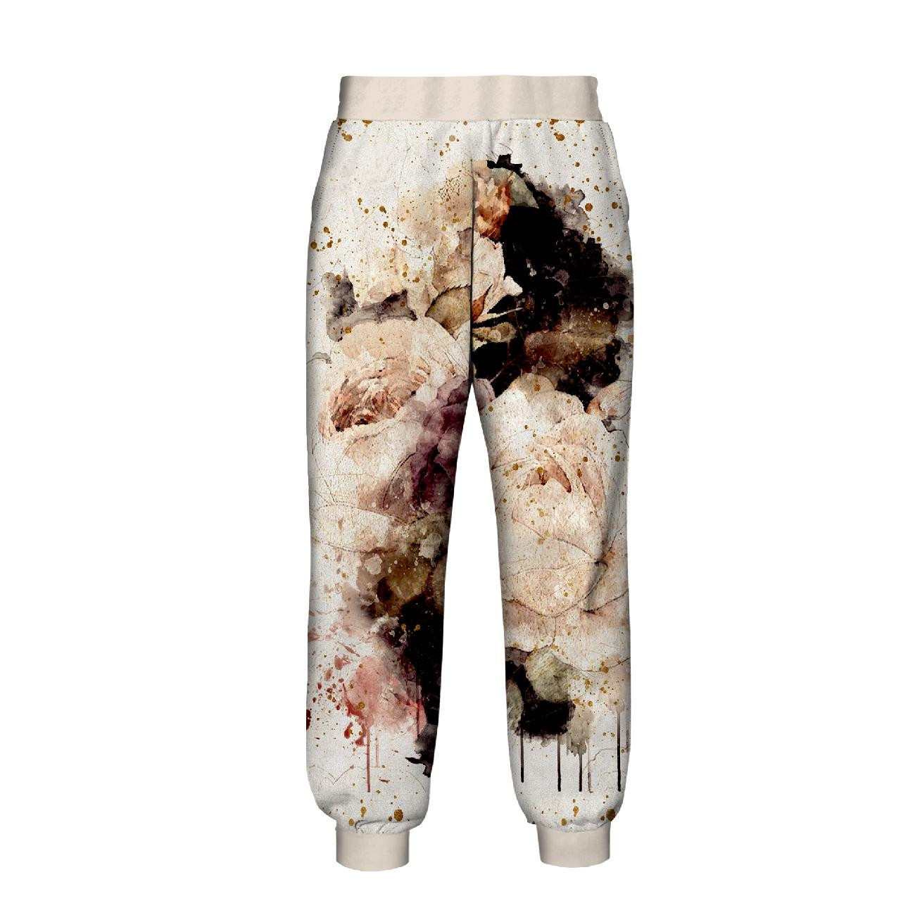 DAMEN JOGGINGHOSE (NOEMI) -  WATERCOLOR FLOWERS WZ. 4 - Nähset