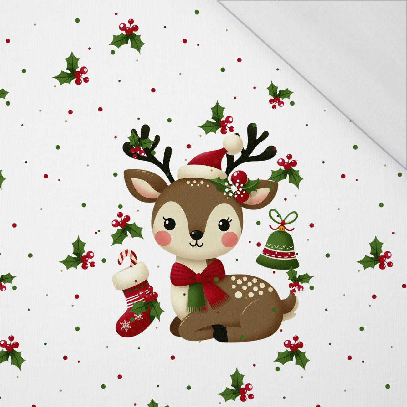 WINTER ANIMALS wz.13 - panel (60cm x 50cm) SINGLE JERSEY 