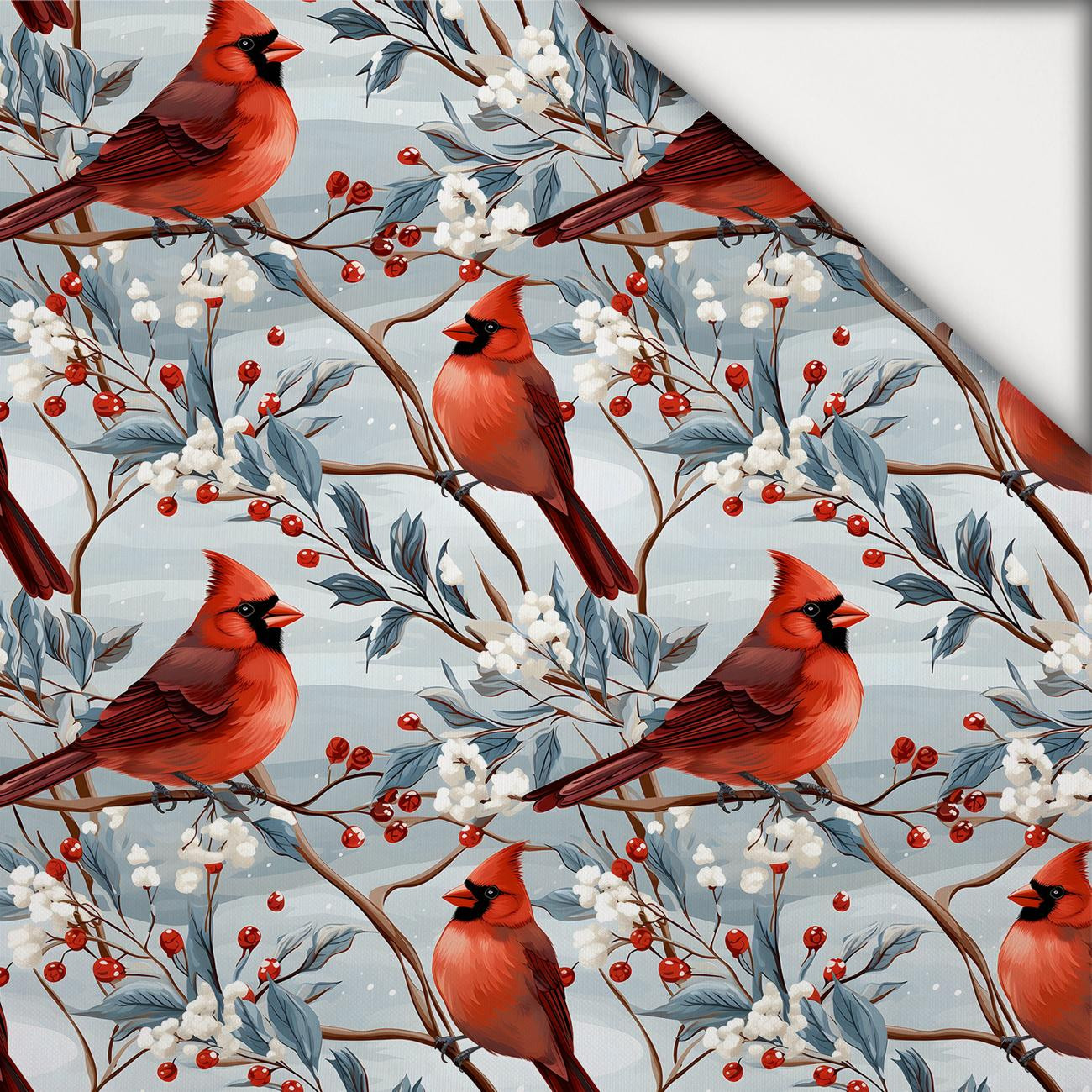 WINTER FLOWERS WZ.15 - leichte Maschenware angeraut