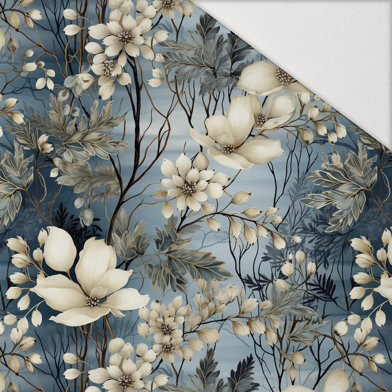 WINTER FLOWERS WZ.5 - Hydrophober angerauter Wintersweat