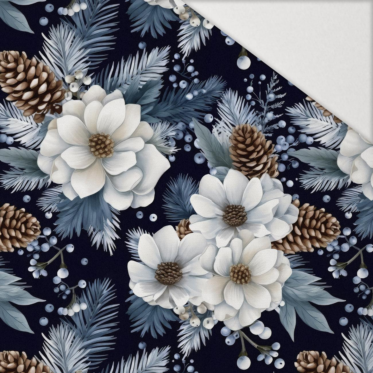 WINTER FLOWERS WZ.6 - Hydrophober angerauter Wintersweat