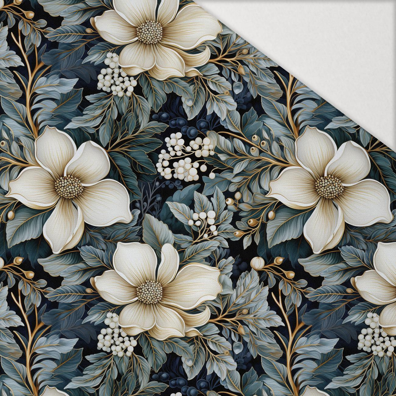 WINTER FLOWERS WZ.9 - Hydrophober angerauter Wintersweat