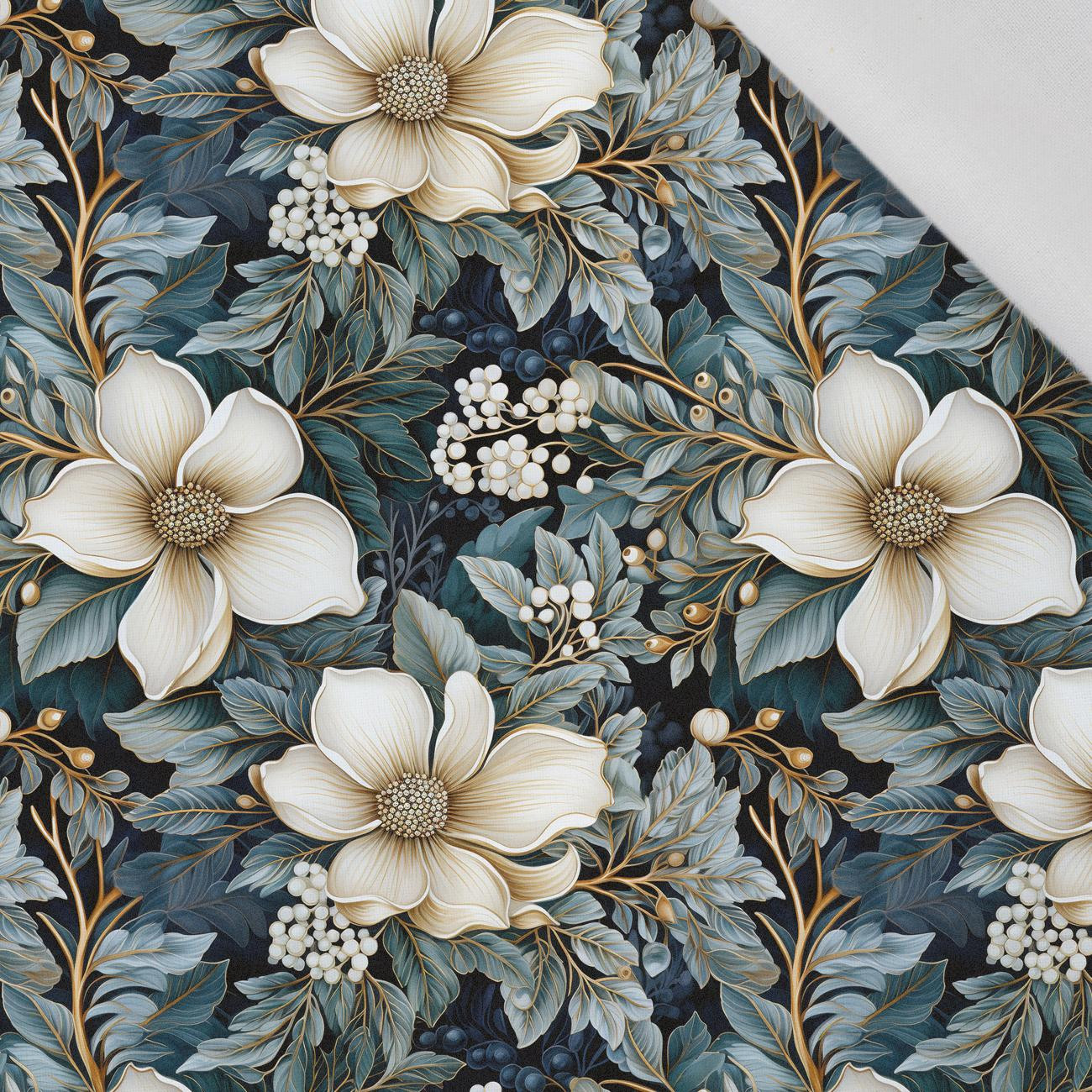 WINTER FLOWERS WZ.9 - schnelltrocknende Webware