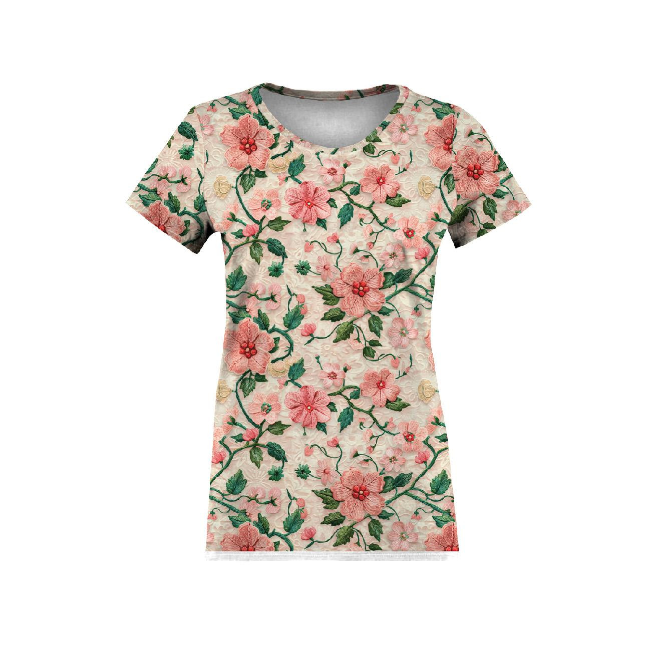 FLOWERS 3D M. 5 - Wasserabweisende Webware