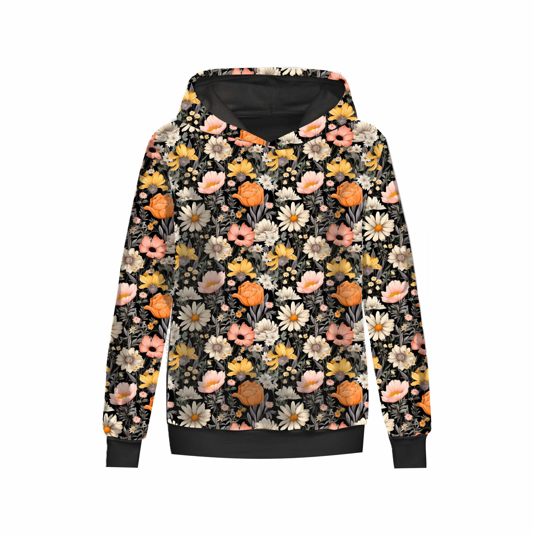 FLOWERS wz.6- Single Jersey mit Elastan ITY