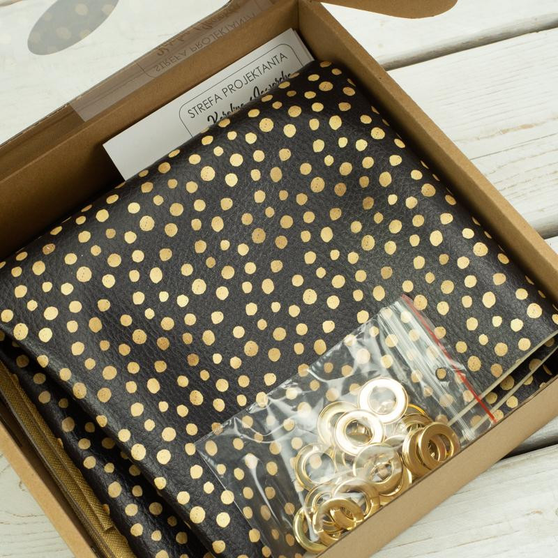 BEUTELTASCHE - GOLDENE PUNKTE