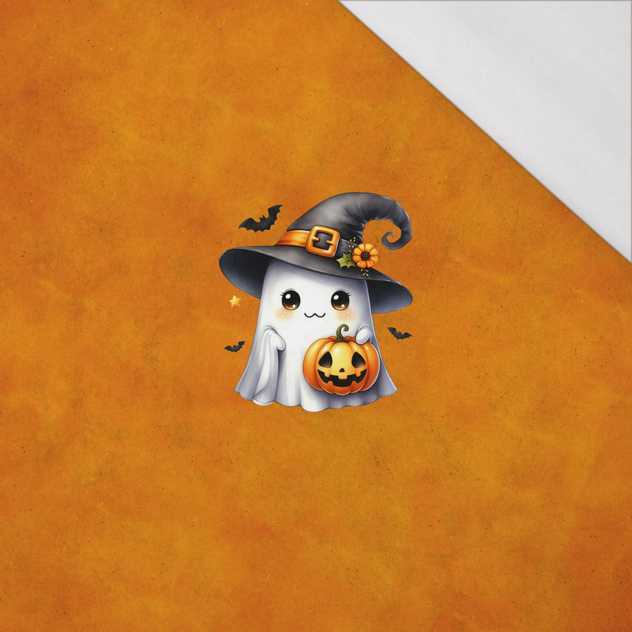 GHOST CUTE HALLOWEEN WZ. 3 - Paneel (60cm x 50cm) SINGLE JERSEY 