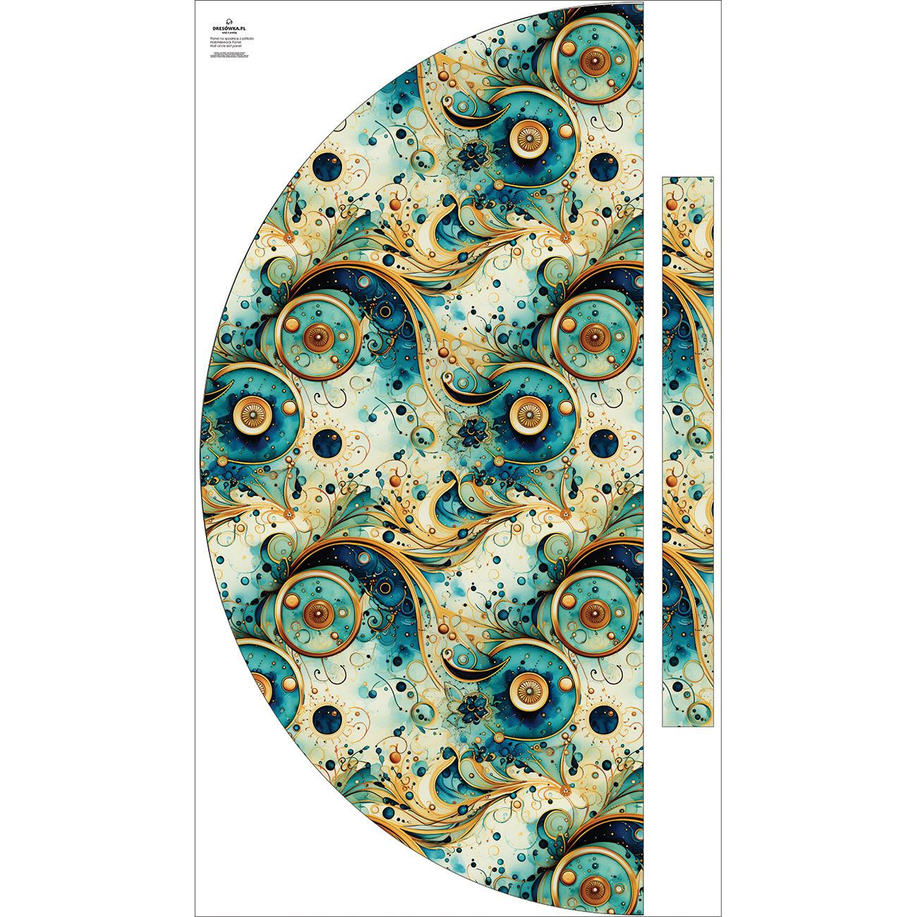 Maxirock Panel - Viskose Jersey/ Abstraction wz.11 