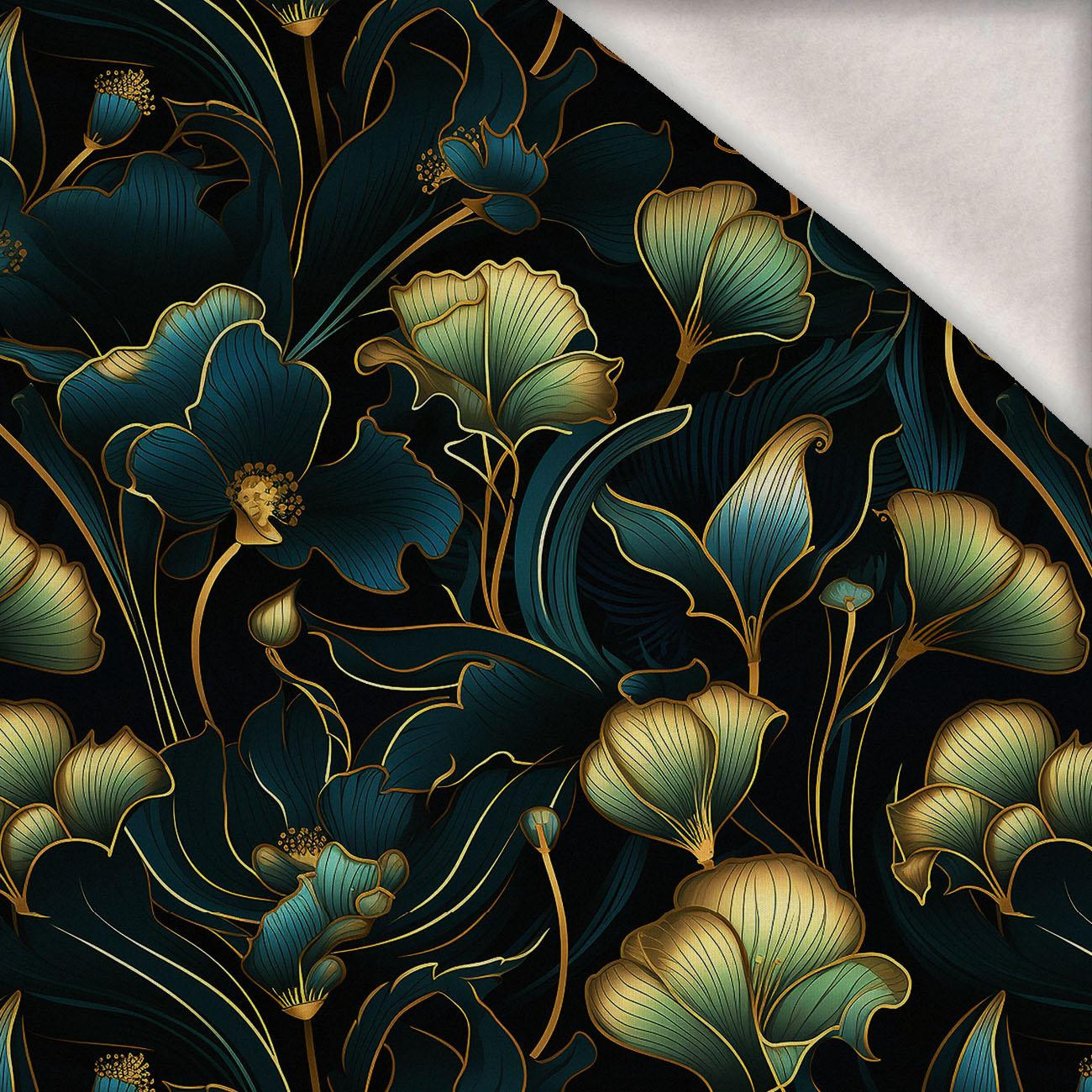 AUTUMN FLOWERS WZ.10 - Hydrophober angerauter Wintersweat