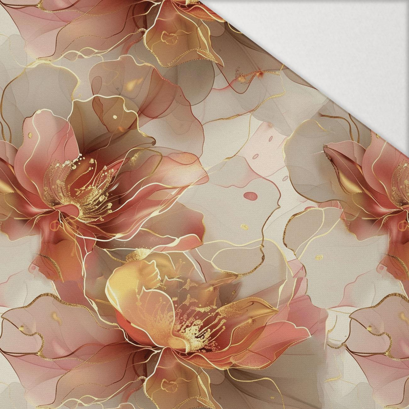 AUTUMN FLOWERS WZ.18 - Hydrophober angerauter Wintersweat