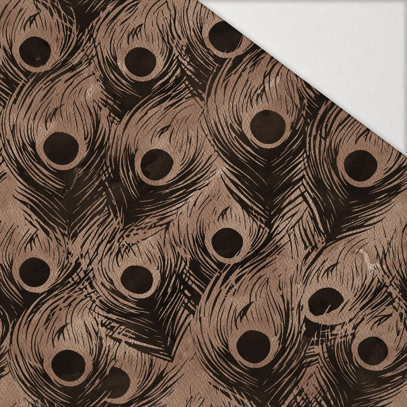 BOHO WZ.2/ Mocha Mousse - Hydrophober angerauter Wintersweat BOHO WZ.2/ Mocha Mousse - Hydrophober angerauter Wintersweat