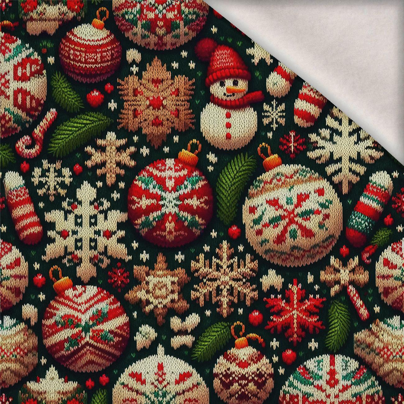 CHRISTMAS SWEATER wz.15 - Wintersweat angeraut mit Elastan ITY CHRISTMAS SWEATER wz.15 - Wintersweat angeraut mit Elastan ITY