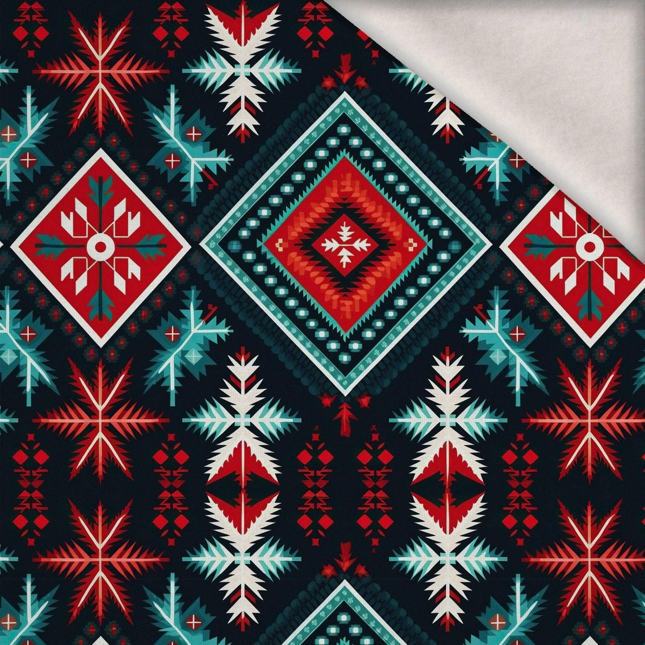 CHRISTMAS SWEATER wz.4 - Wintersweat angeraut mit Elastan ITY CHRISTMAS SWEATER wz.4 - Wintersweat angeraut mit Elastan ITY