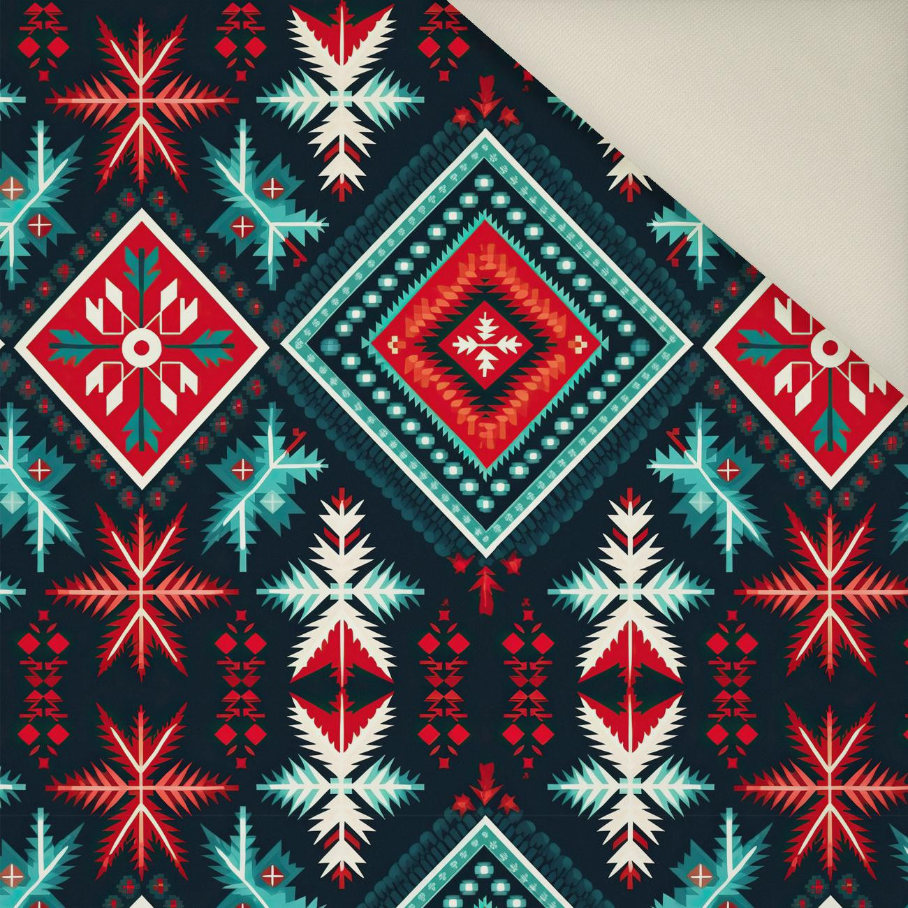 CHRISTMAS SWEATER wz.4- Polster- Velours