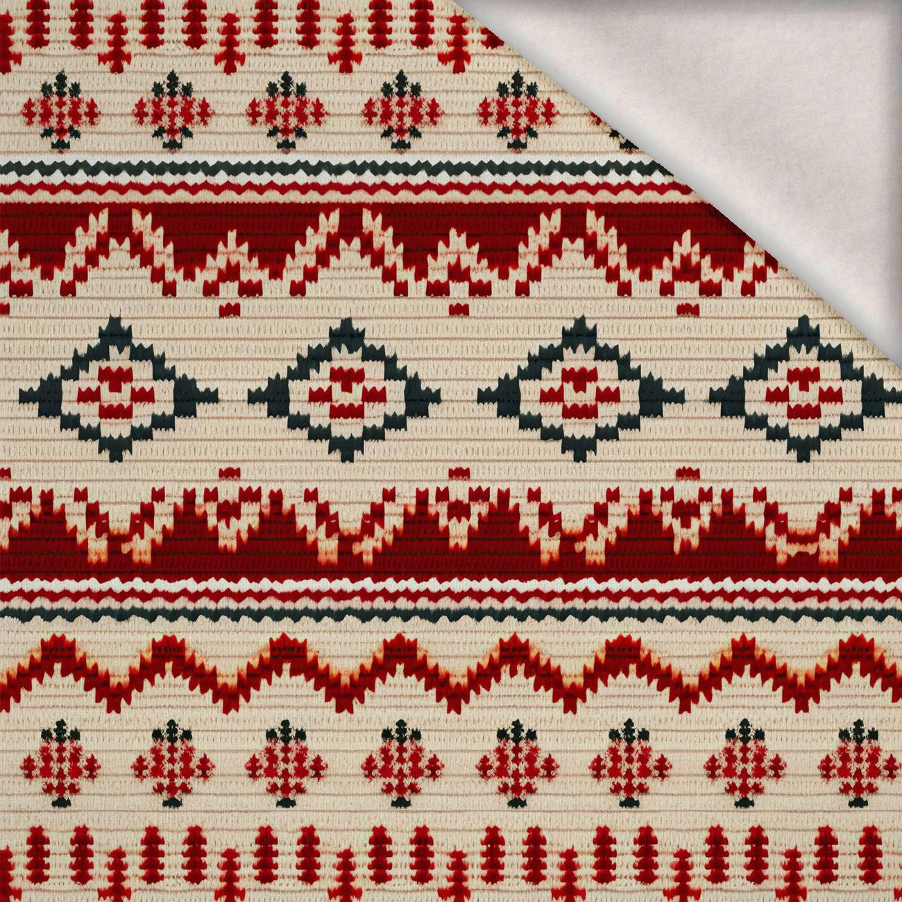 CHRISTMAS SWEATER wz.9 - Wintersweat angeraut mit Elastan ITY CHRISTMAS SWEATER wz.9 - Wintersweat angeraut mit Elastan ITY