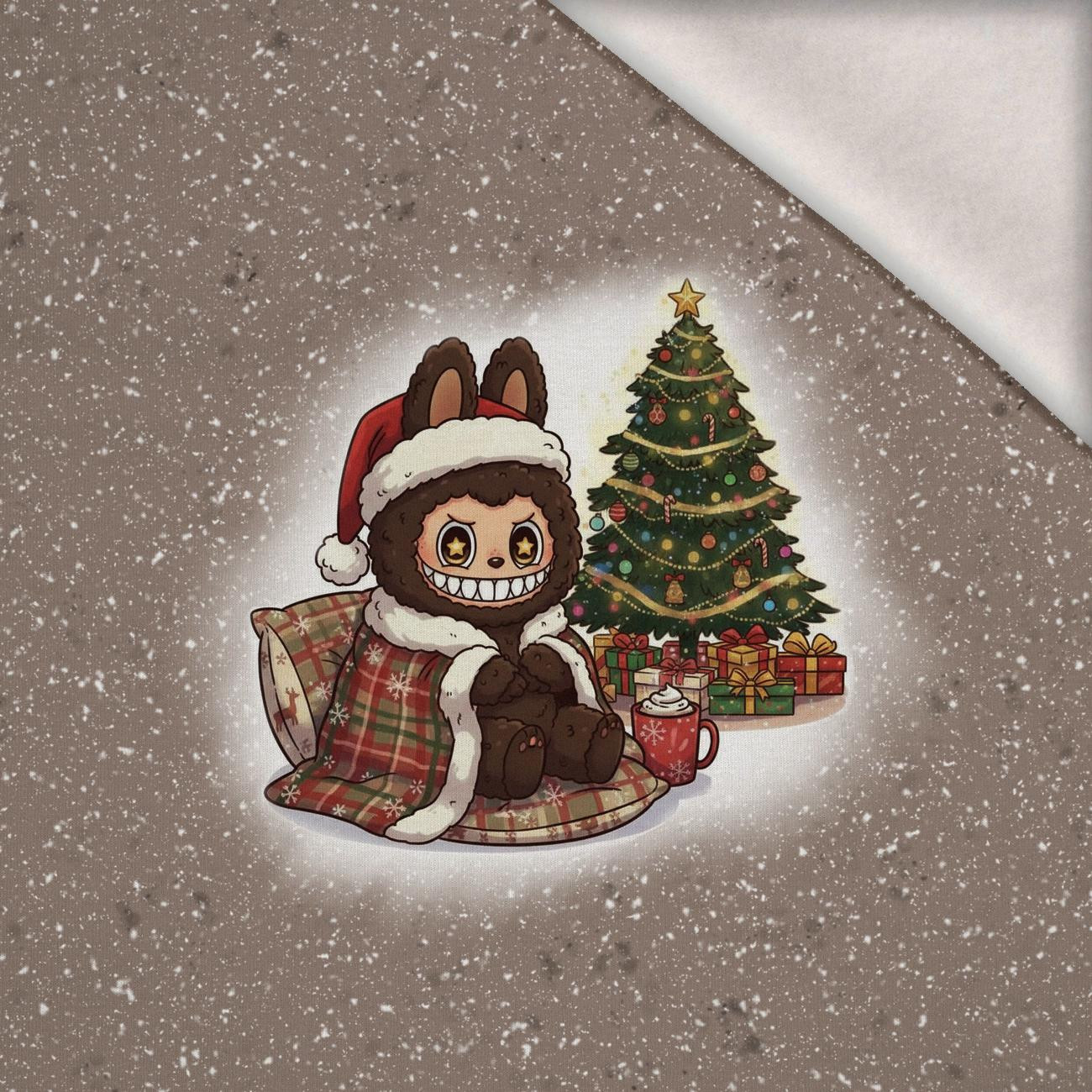 Creepy Cute Christmas WZ.4 - panel (60cm x 50cm) Wintersweat angeraut mit Elastan ITY