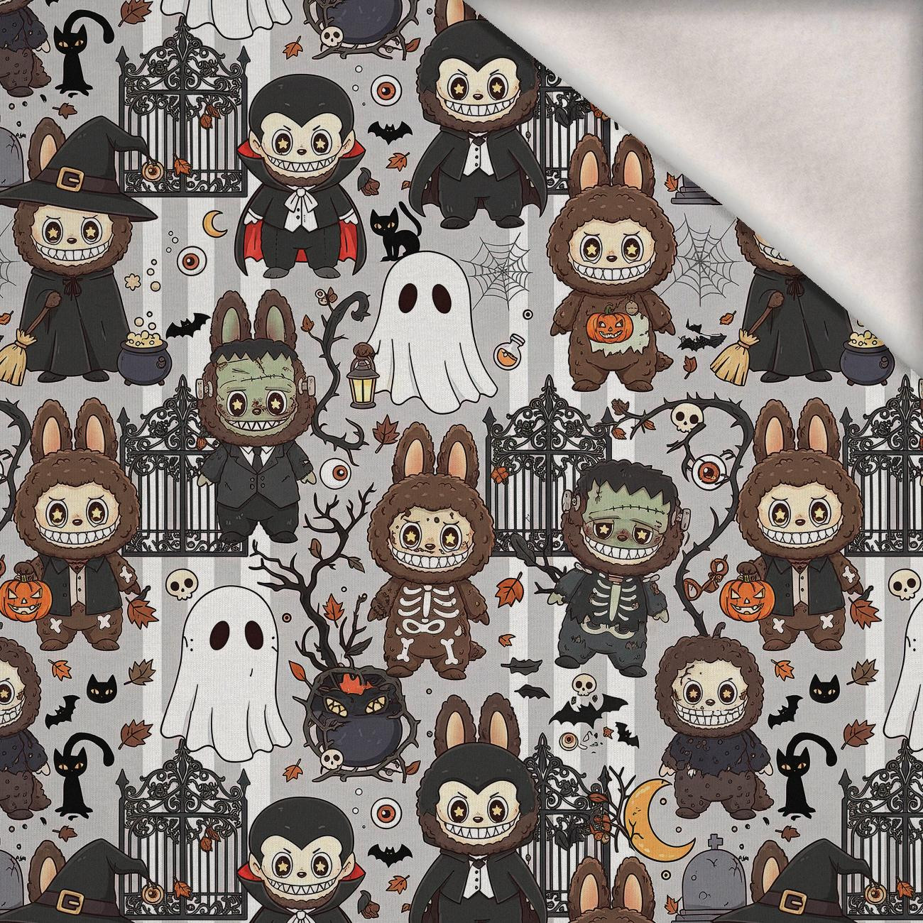 Creepy Cute Halloween WZ.5 - Wintersweat angeraut mit Elastan ITY
