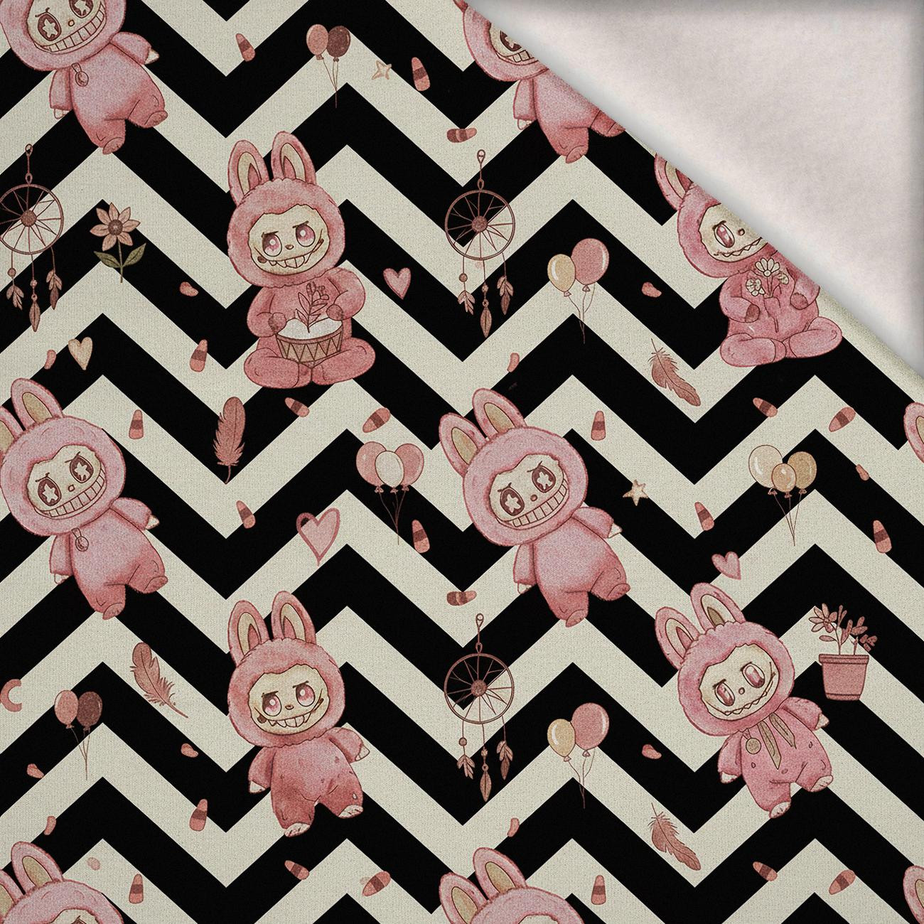 Creepy Cute WZ.6 - Wintersweat angeraut mit Elastan ITY