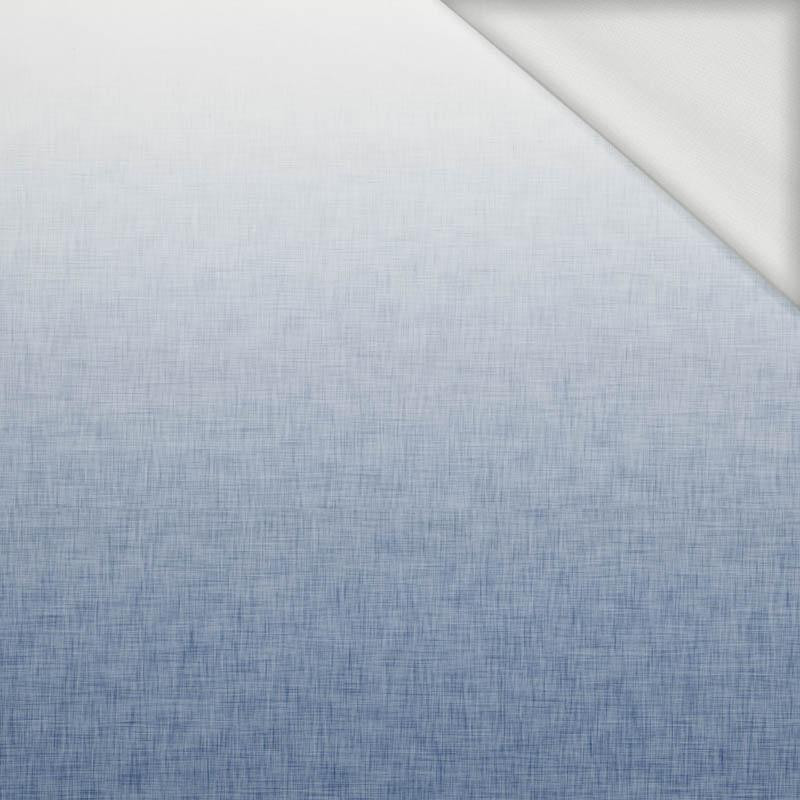 OMBRE / ACID WASH - blau (weiß) - Paneel, Sommersweat 