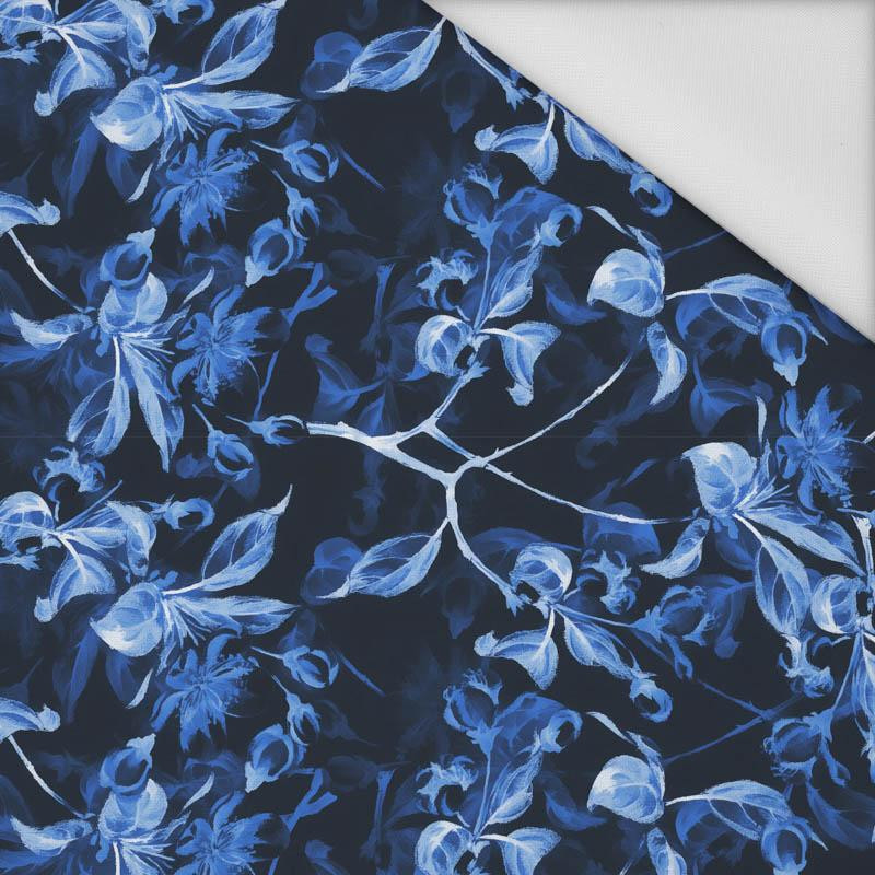 APFELBLÜTE Ms. 1 (classic blue) / schwarz - Wasserabweisende Webware