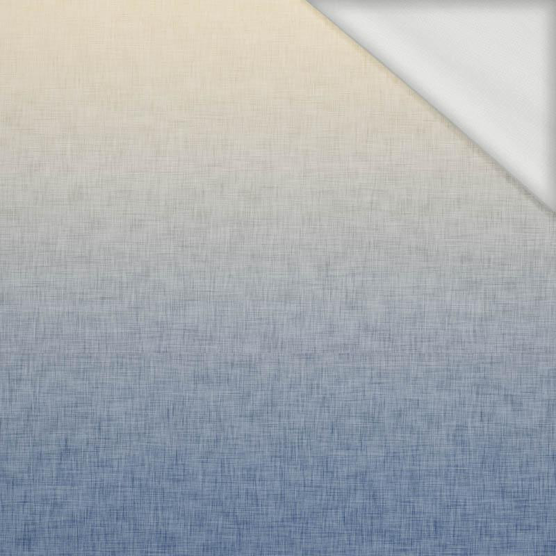 OMBRE / ACID WASH - blau (vanille) - Paneel, Sommersweat 