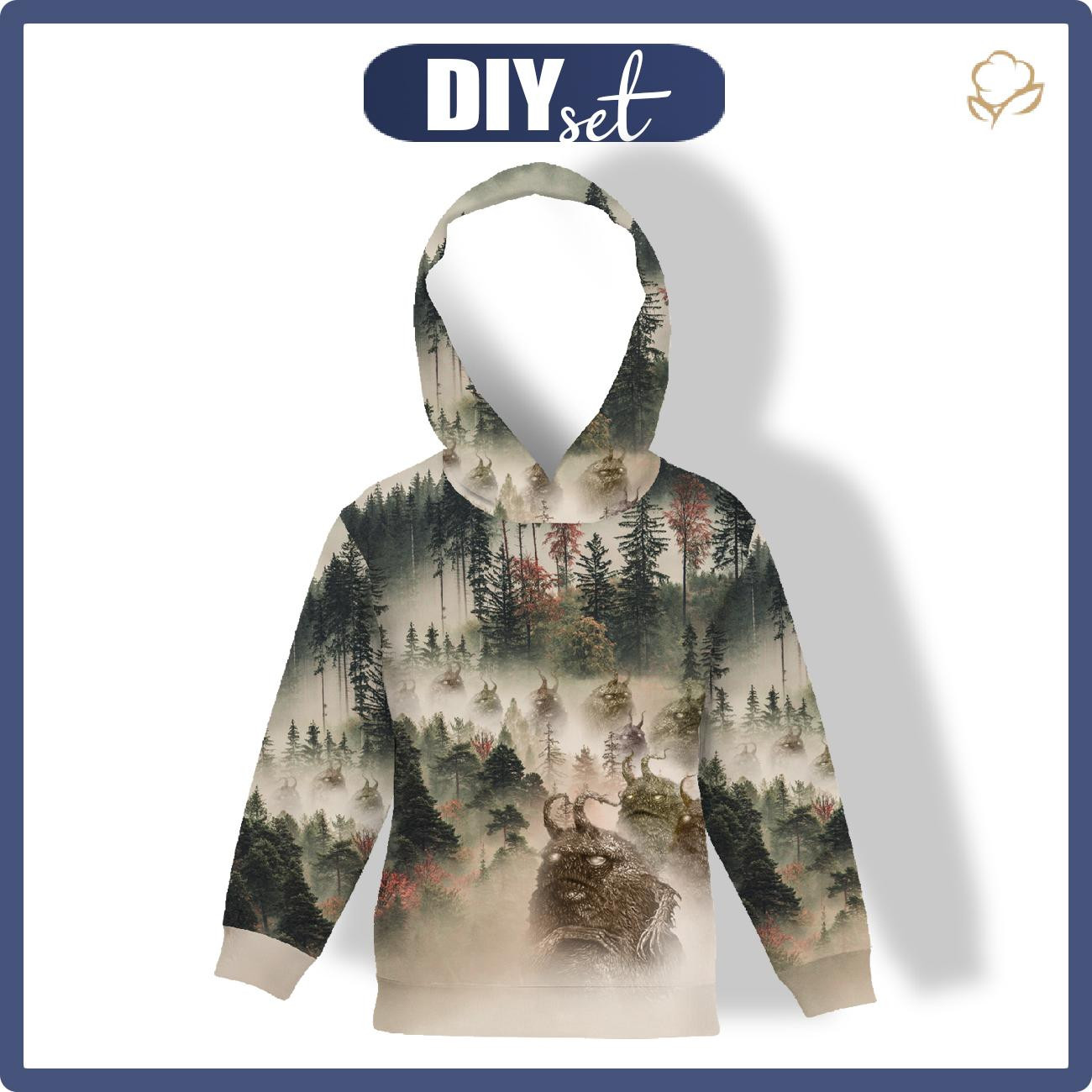 KINDER HOODIE (ALEX) - WĘDROWCY LOSU BIESTER - Nähset