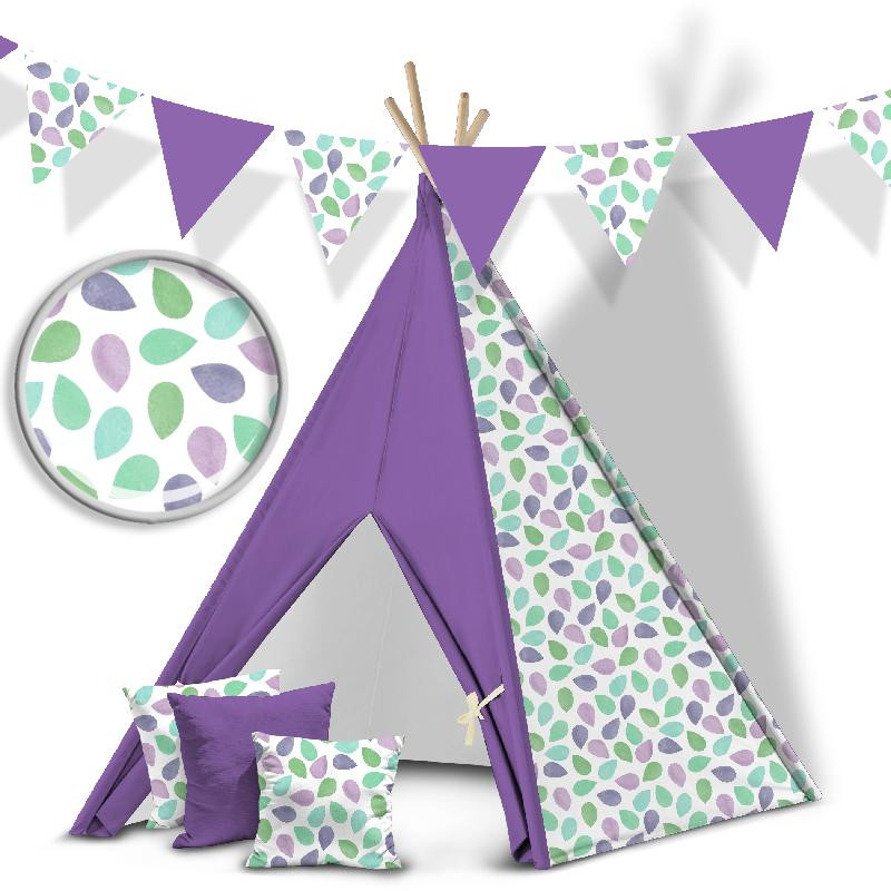 GROßE BLÄTTER MIX / grün - HOME DECOR PREMIUM Webware