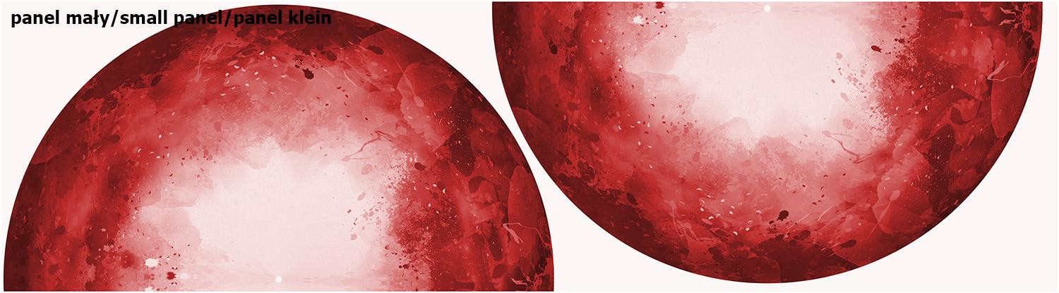 KLECKSE (rot) - Tellerrock-Panel 