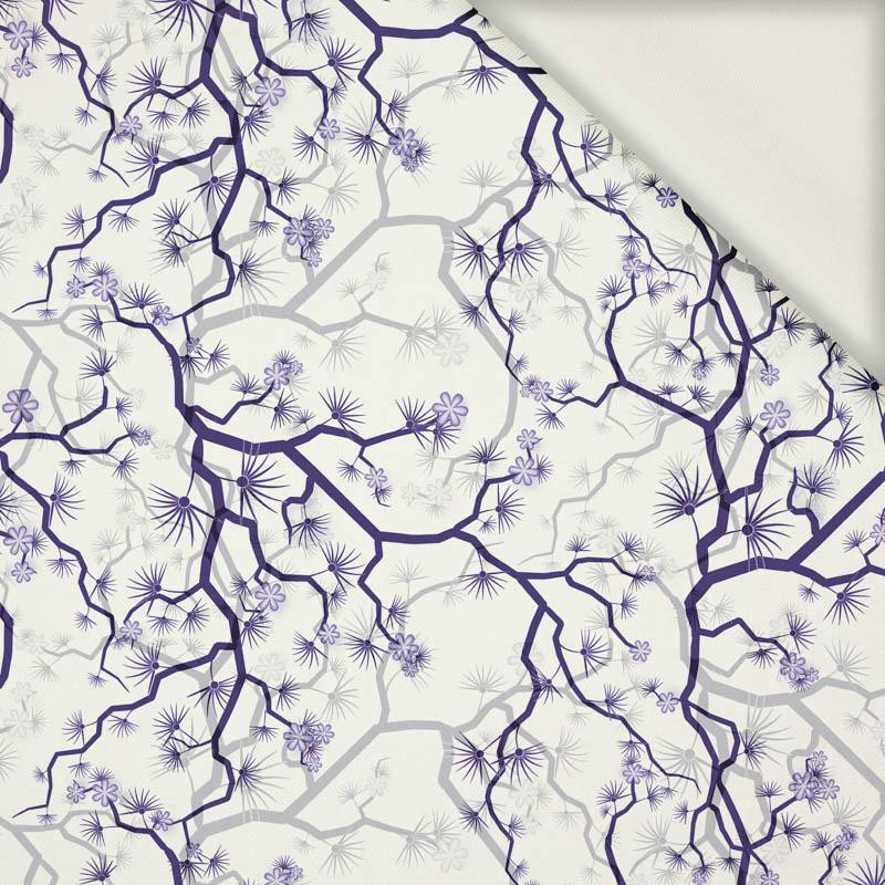 BLUMEN Ms. 2 (purple) - Viskose Webware