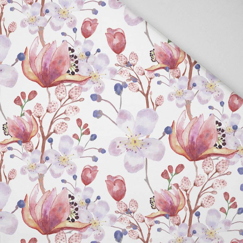 APFELBLÜTE UND MAGNOLIEN MS. 2 (BLÜHENDE WIESE) - HOME DECOR PREMIUM Webware