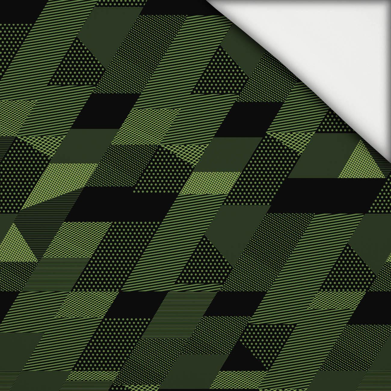 GEOMETRISCHER CAMOUFLAGE M. 1 - leichte Maschenware angeraut