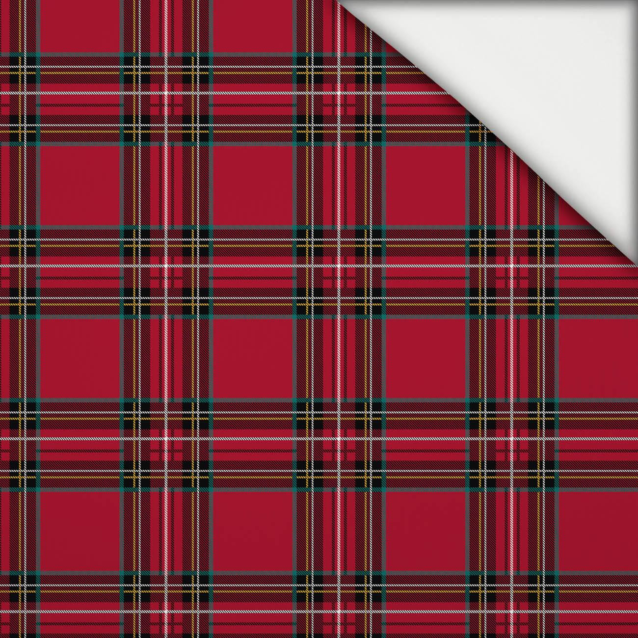 KARO MS. 12 / Rot - leichte Maschenware angeraut