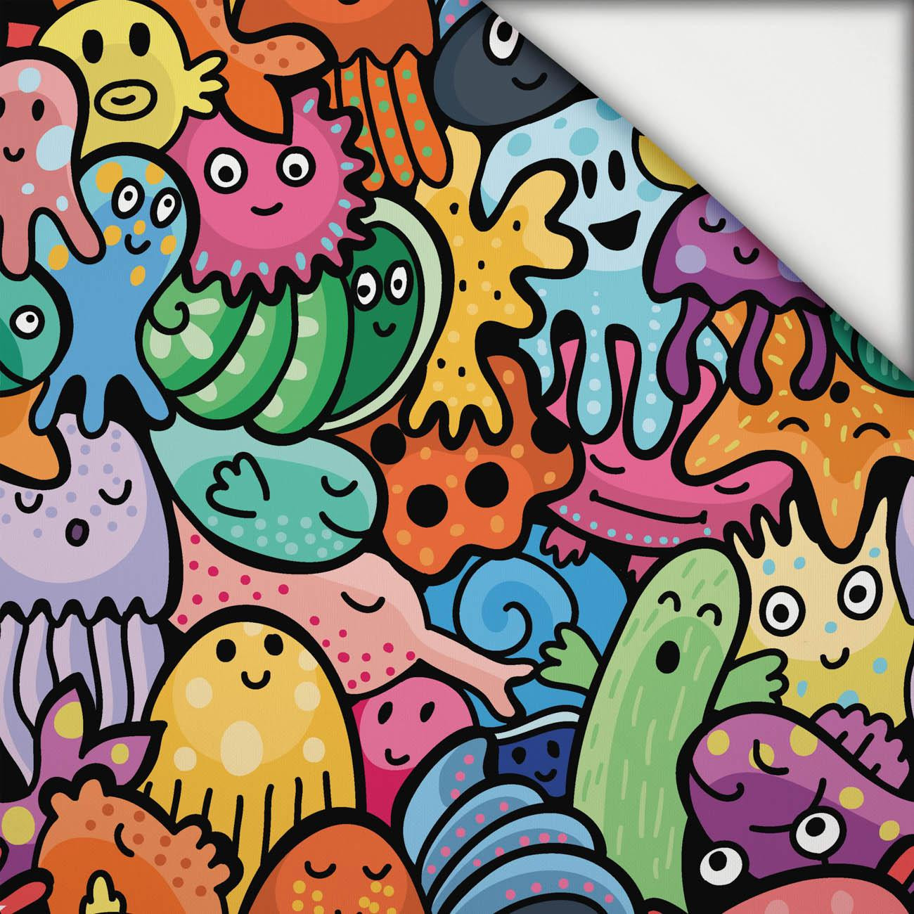 MONSTER - leichte Maschenware angeraut