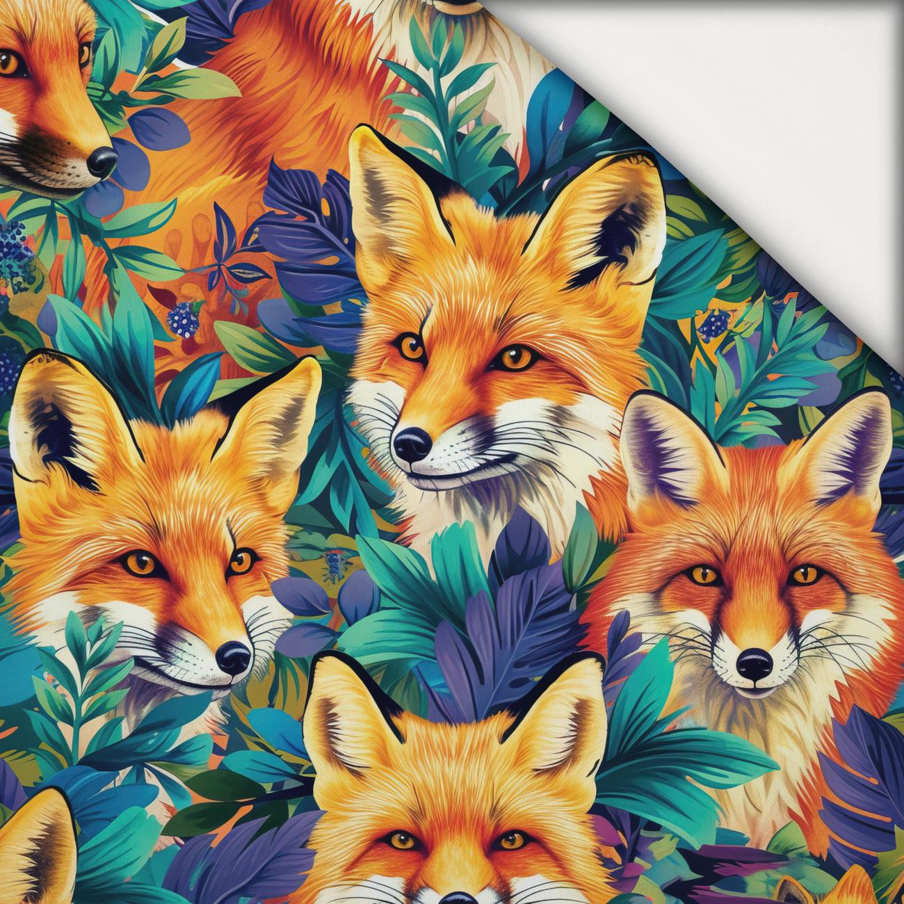 FOXES - leichte Maschenware angeraut