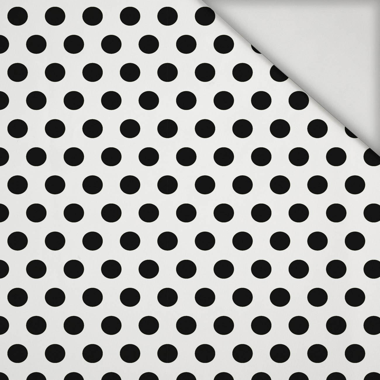 GROßE TUPFEN / weiß - Lycra 300g