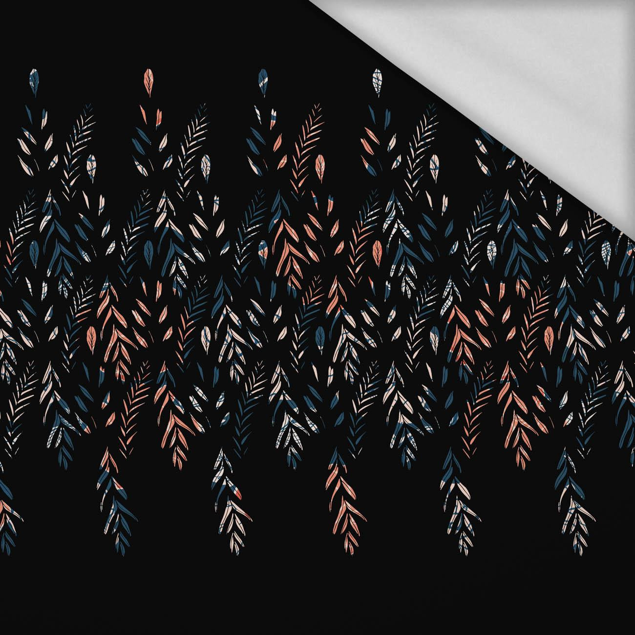 BLÄTTER M. 3 / SCHWARZ - Thermo lycra