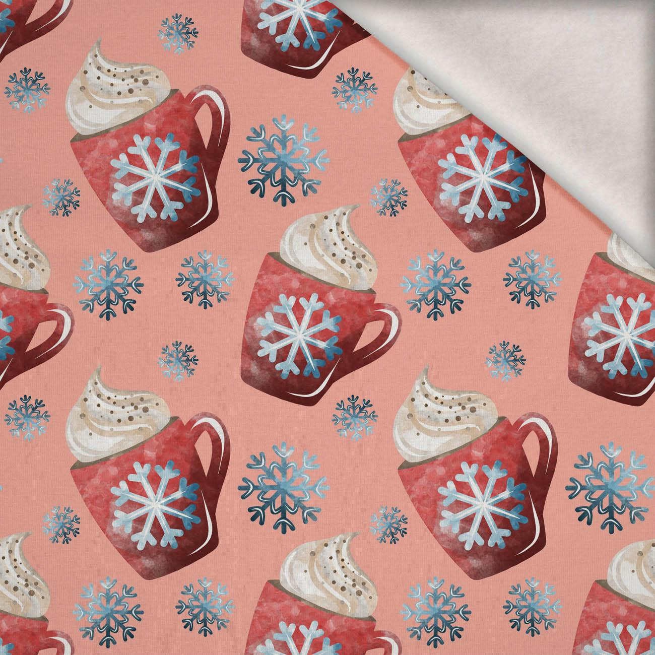 HEIßE SCHOKOLADE (WEIHNACHTSRENTIERE) - Wintersweat angeraut mit Elastan ITY HEIßE SCHOKOLADE (WEIHNACHTSRENTIERE) - Wintersweat angeraut mit Elastan ITY