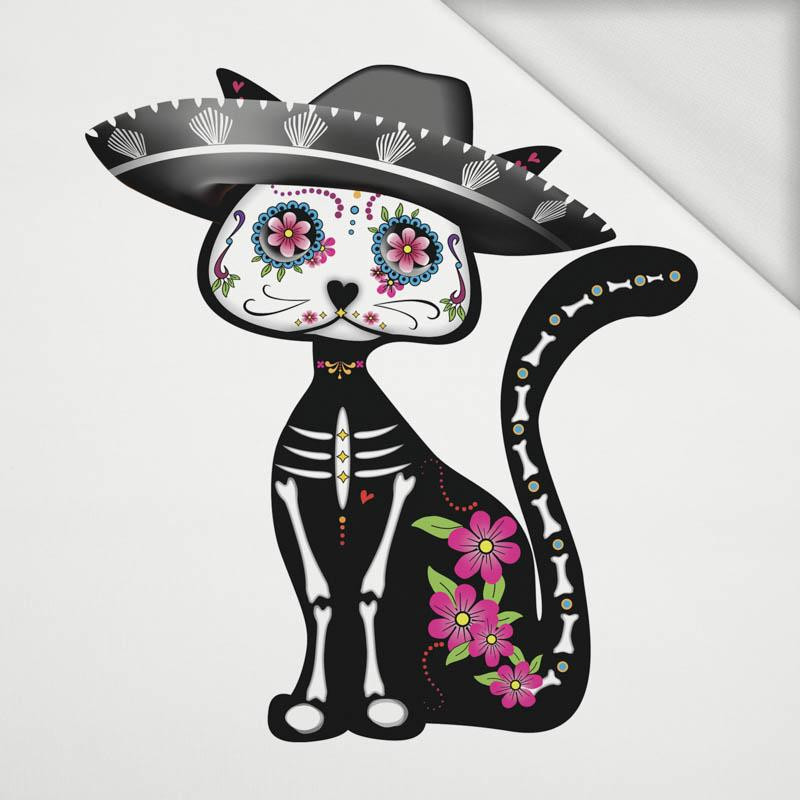 KATZE PEPITA (DIA DE LOS MUERTOS) - Paneel Sommersweat 75cm x 80cm