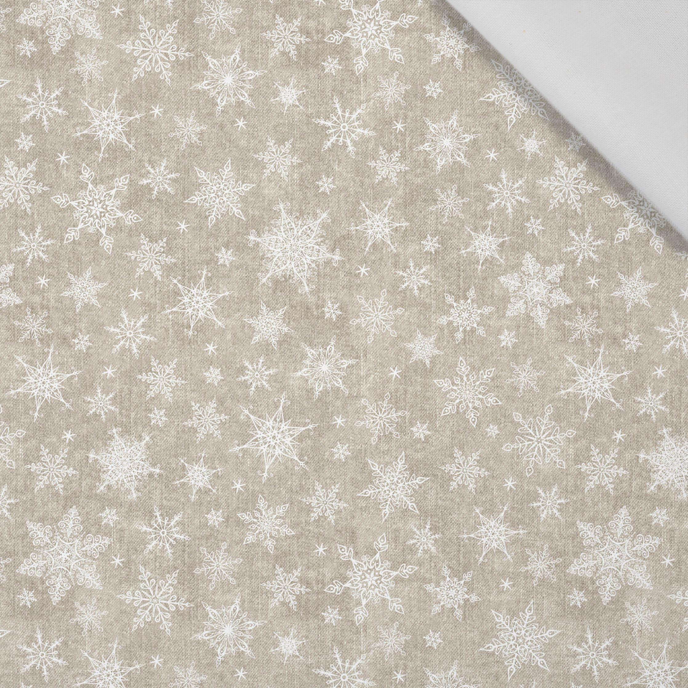 SCHNEEFLOCKEN MST. 2 / ACID WASH BEIGE - Baumwoll Webware