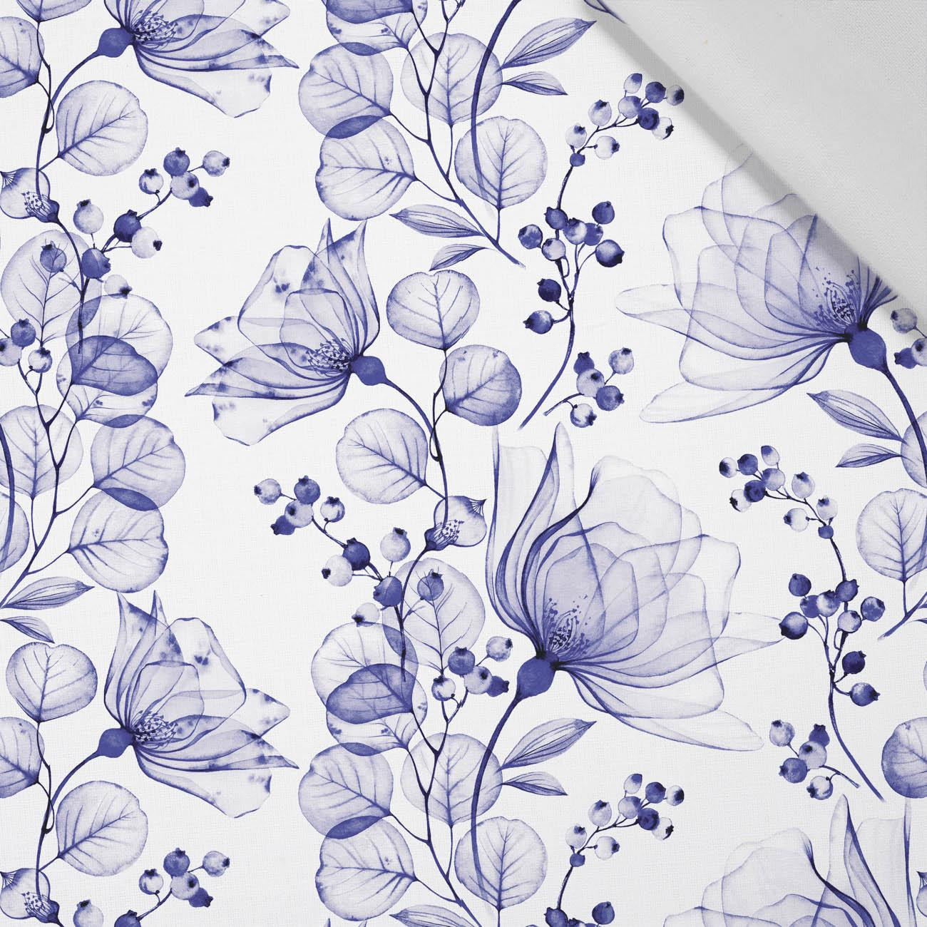 BLUMEN Ms. 4 (Very Peri) - Baumwoll Webware