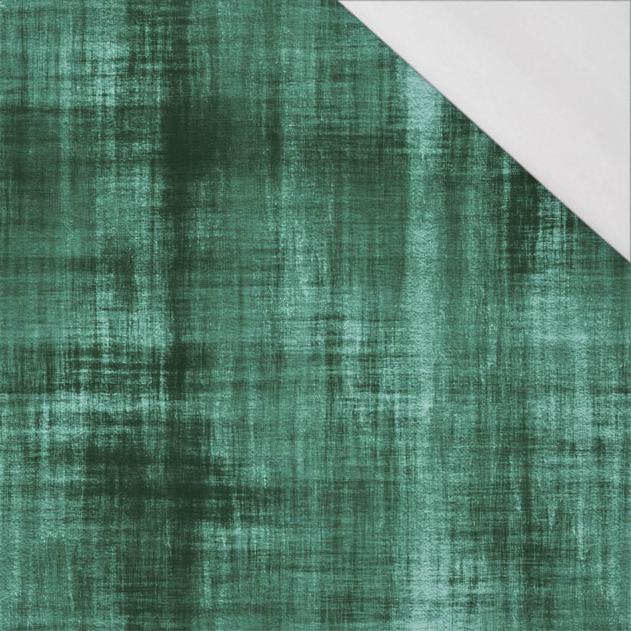ACID WASH MS. 2 (flaschengrün)  - bio single jerset mit Elastan Sommersweat