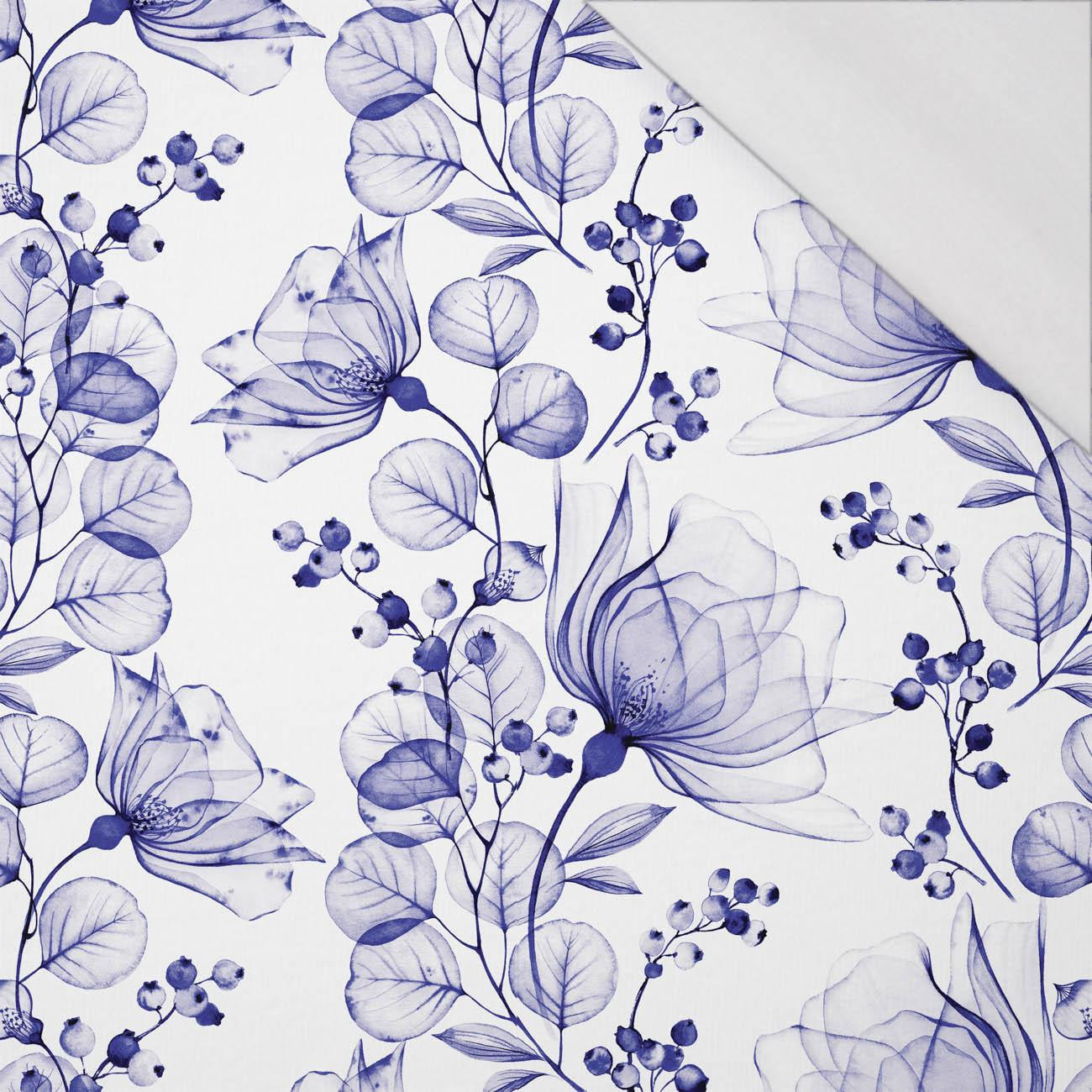BLUMEN Ms. 4 (Very Peri) - bio single jerset mit Elastan Sommersweat