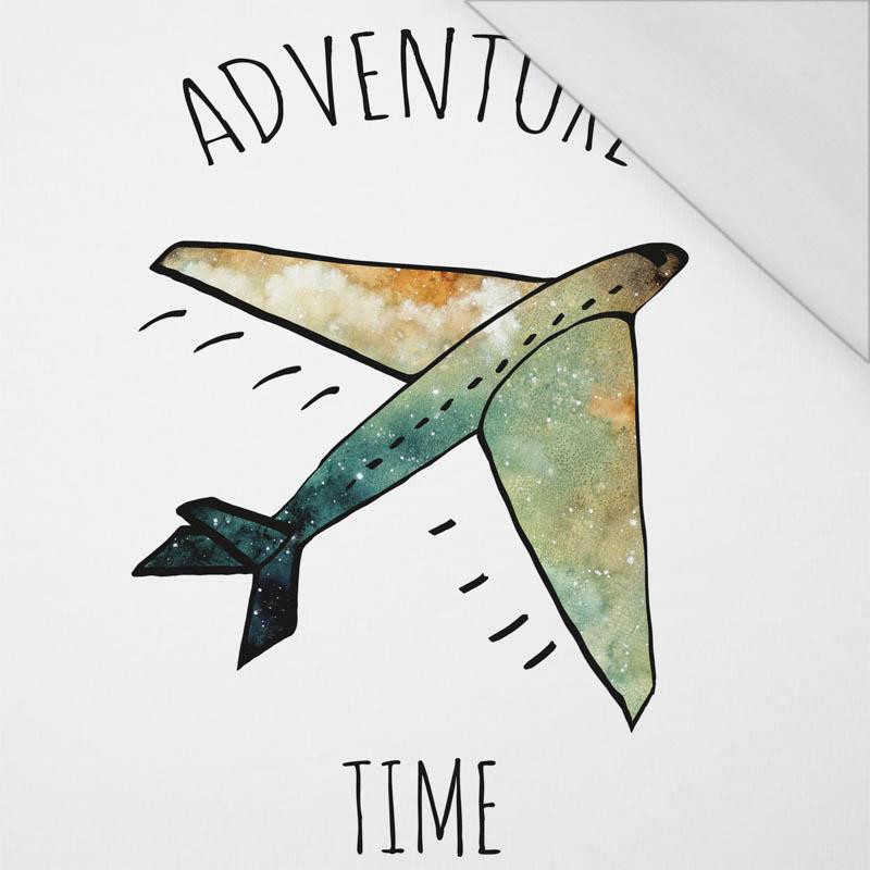 ADVENTURE TIME / galaktische Reise - SINGLE JERSEY PANEL 75cm x 80cm