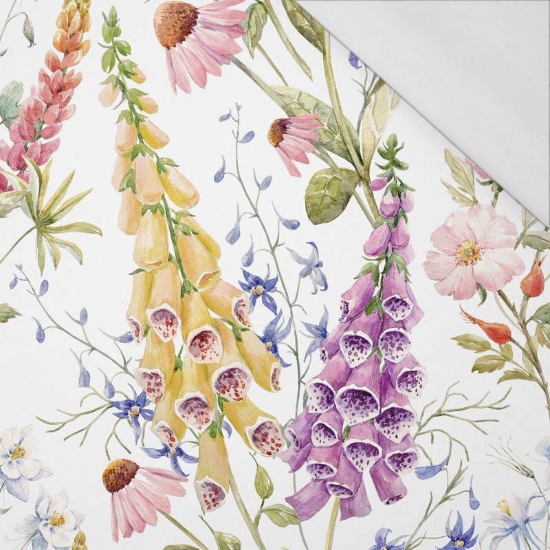BLUMEN / Glockenblumen - bio single jerset mit Elastan Sommersweat