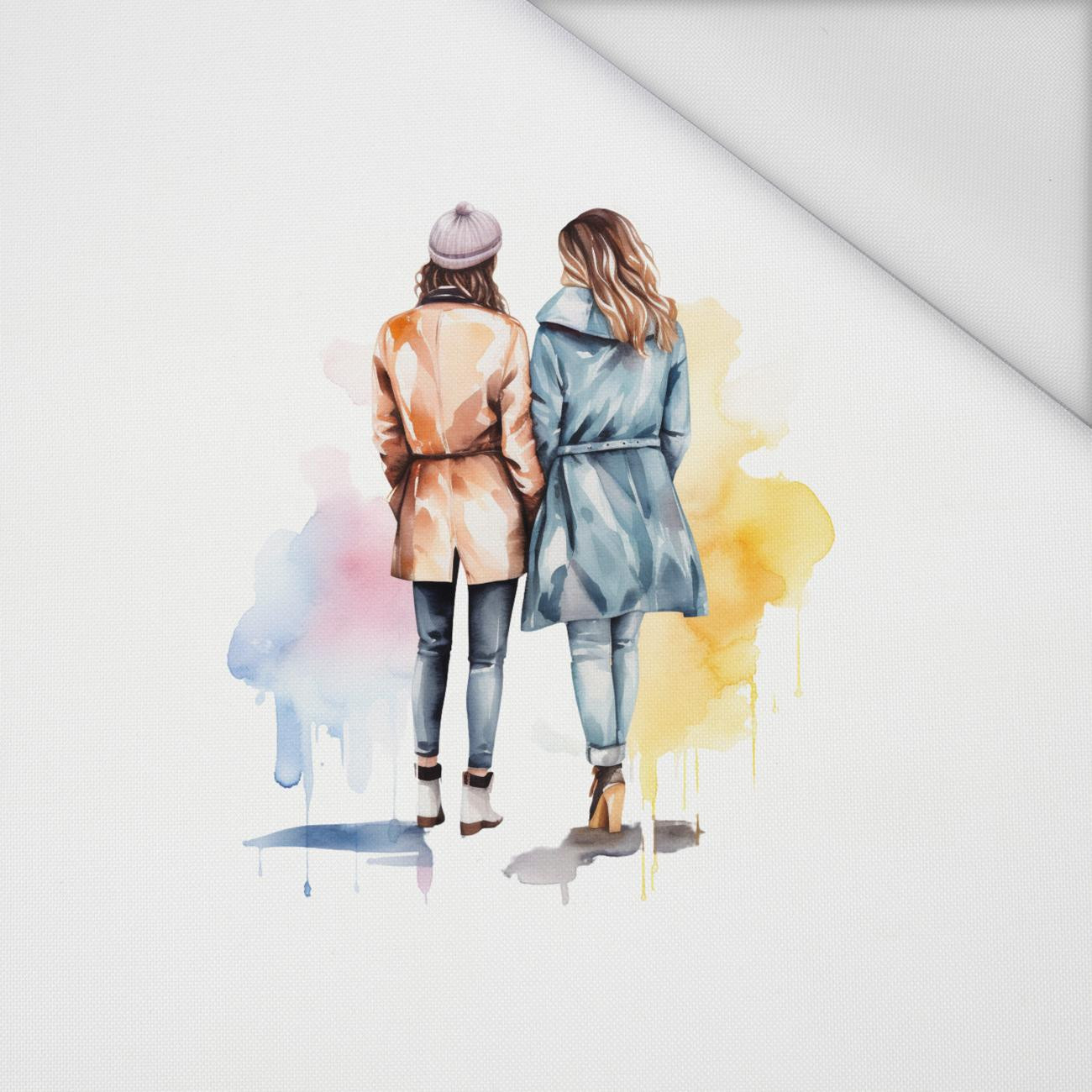 PASTEL FRIENDS - Paneel (75cm x 80cm) Wasserabweisende Webware