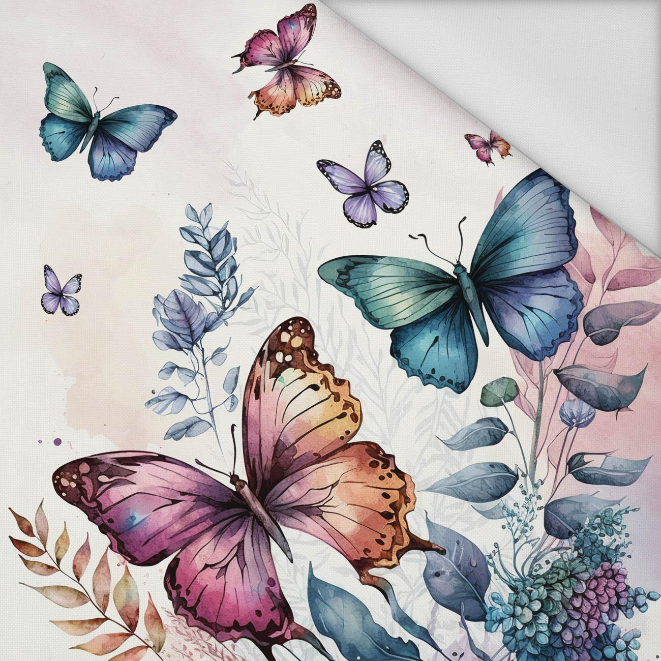 BEAUTIFUL BUTTERFLY MS. 4 - Paneel (60cm x 50cm) Wasserabweisende Webware
