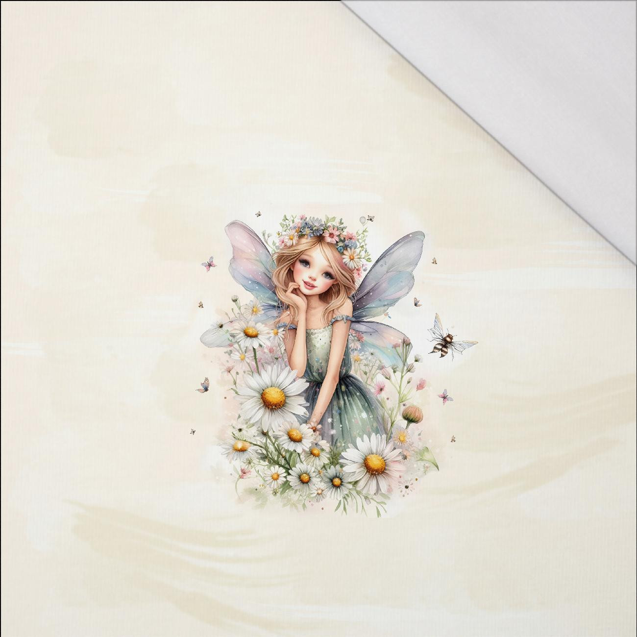 FAIRY WORLD wz.18 - panel (60cm x 50cm) SINGLE JERSEY 