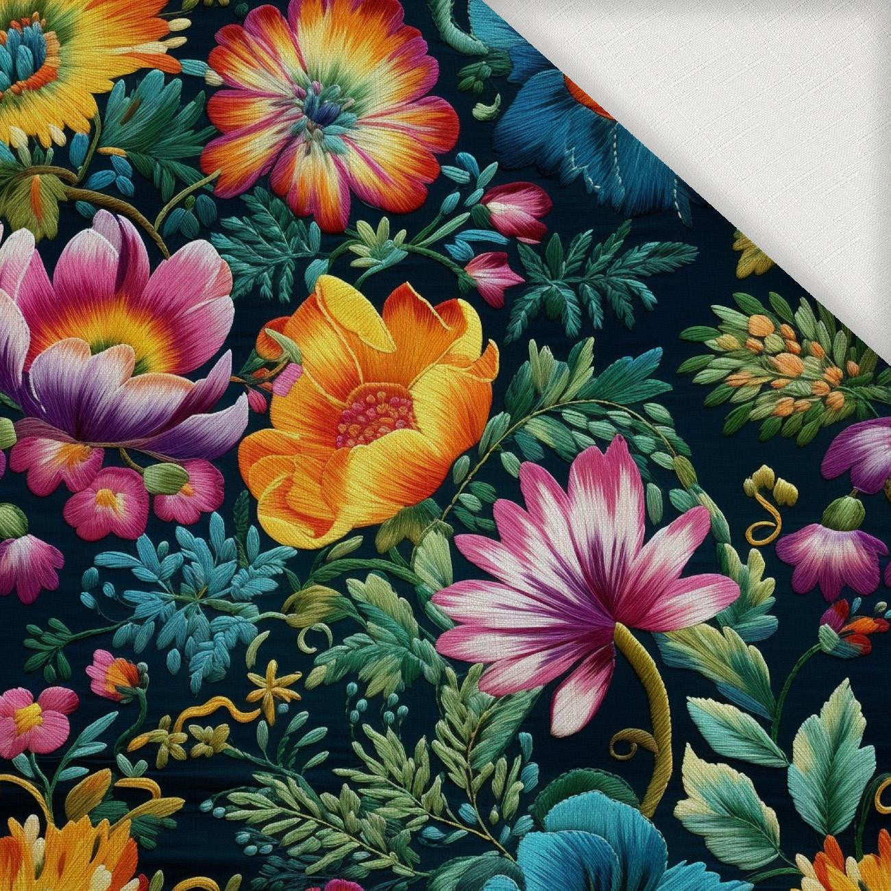 FLOWERS 3D M. 4 - Webware für Tischdecken